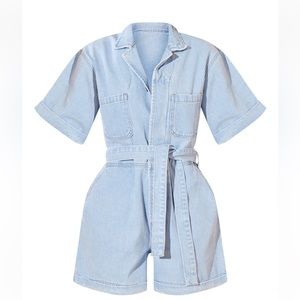 Denim Romper
